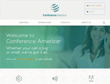 Tablet Screenshot of conferenceamerica.com